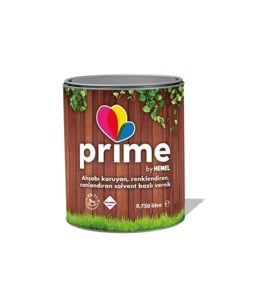 Hemel Prime Solvent Bazlı Vernik  2.5lt Bal - 2