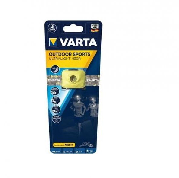 Varta H30R Led Ultralight Kafa Feneri 3W