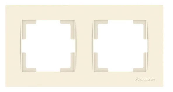 Mutlusan Rita İkili Yatay Çerçeve   Krem ürün görseli