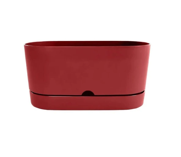 Poliwork Begonya Balkon Saksısı 300x140mm   Bordo ürün görseli 1
