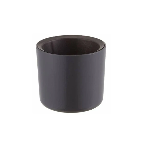 Poliwork Mimoza Saksı 110x100mm  Antrasit ürün görseli 1