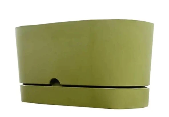 Poliwork Begonya Balkon Saksısı 300x140mm   YosunYeşili ürün görseli 1