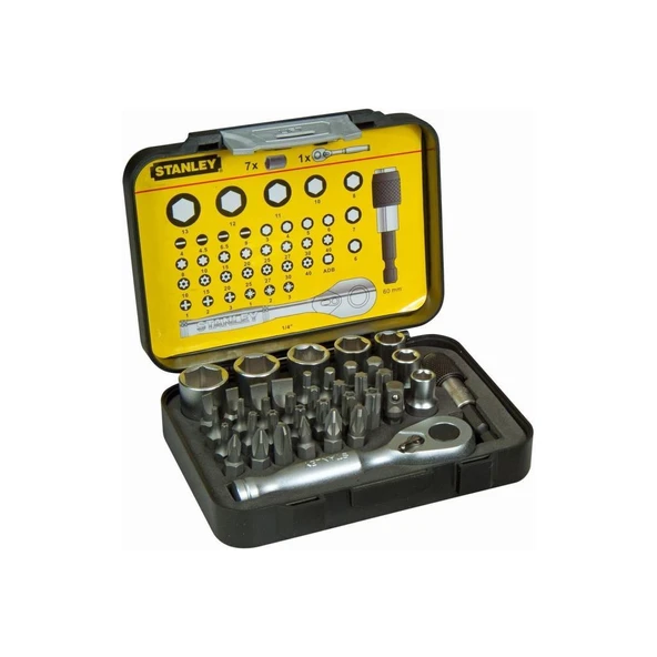 Stanley 1-13-906 Fatmax Bits ve Lokma Seti 1/4" 39 Parça