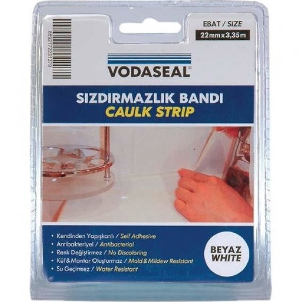 Vodaseal Küvet Kenar Sızdırmazlık Bandı  22mmX3,35mt