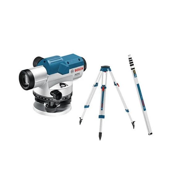 Bosch GOL 20 D Nivo + BT 160 Tripod + GR 500 Mira Optik Nivelman Set