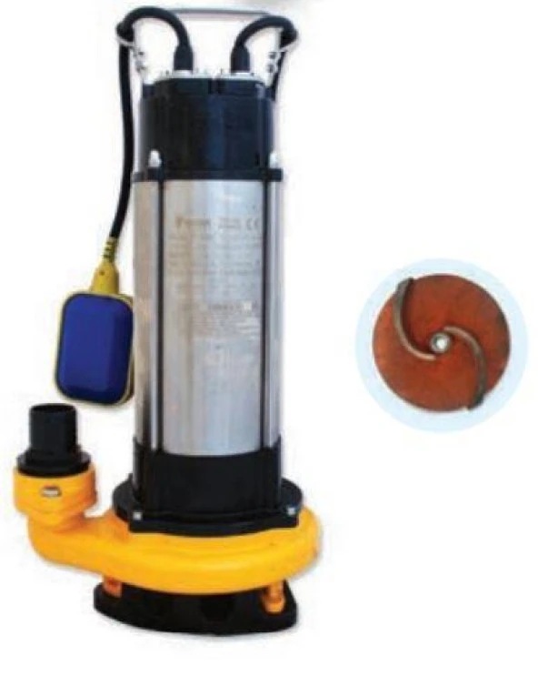 Water Sound V1500F Kirli Su Drenaj Pompası 2hp