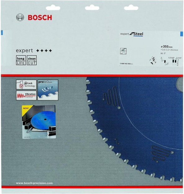 Bosch Expert Metal Daire Testere 355x25,4x2,6mm 80 Diş - 2