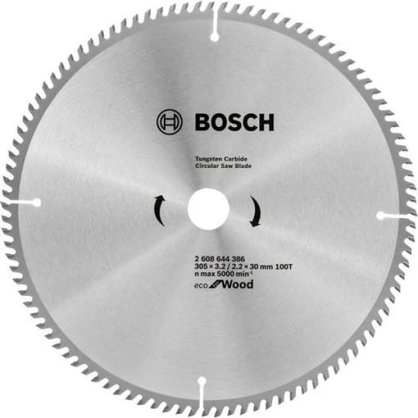 Bosch Eco Ahşap İçin Daire Testere 305x30mm 100 Diş