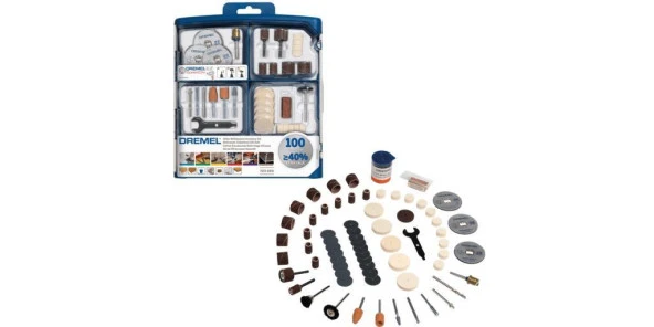 Dremel 723 Çok Amaçlı Aksesuar Seti 100 Parça