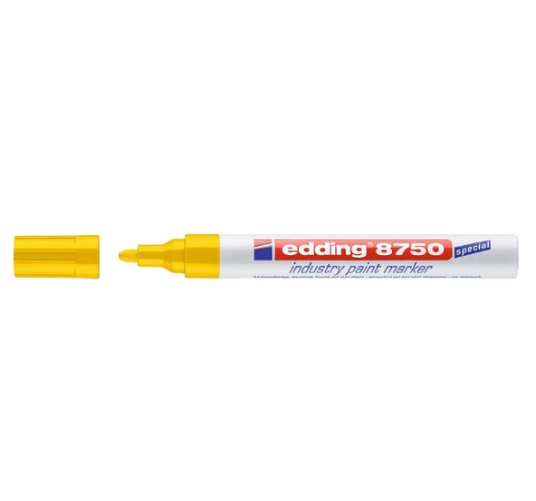 Edding E-8750 Tam Örtücü Endüstri Kalemi  Beyaz - 2