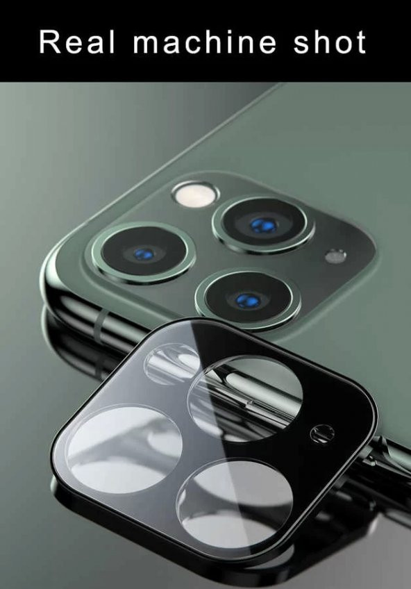Apple iPhone 11 Pro Max CP-02 Metal Kamera Koruyucu - 2