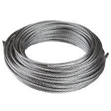 Galvaniz Çelik Halat   6mm 100mt