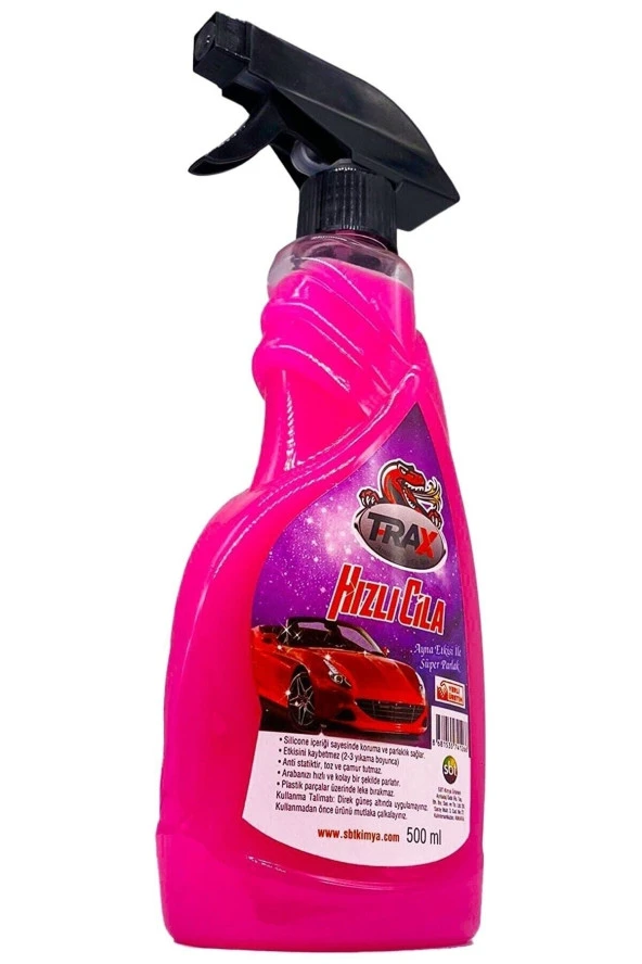 Trax Mükemmel Parlaklık Araba Hızlı Cılası Üstün Koruma 500 Ml