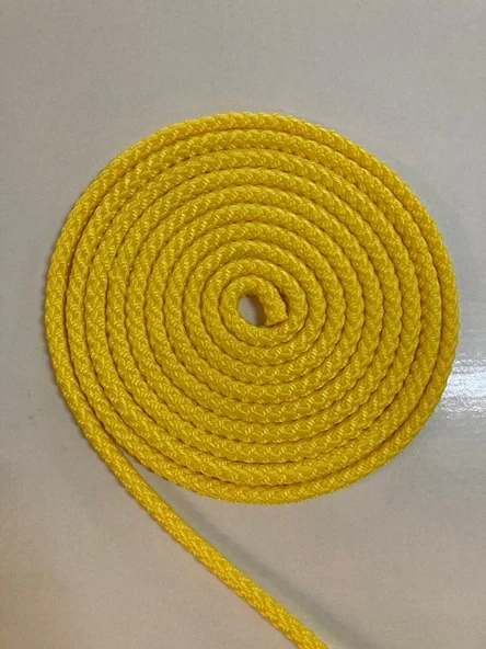 Çekim Halat Yüzen Örgülü Halat Sarı   10mm