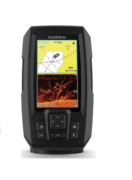 Garmin Striker Plus 4 Balık Bulucu + Gps