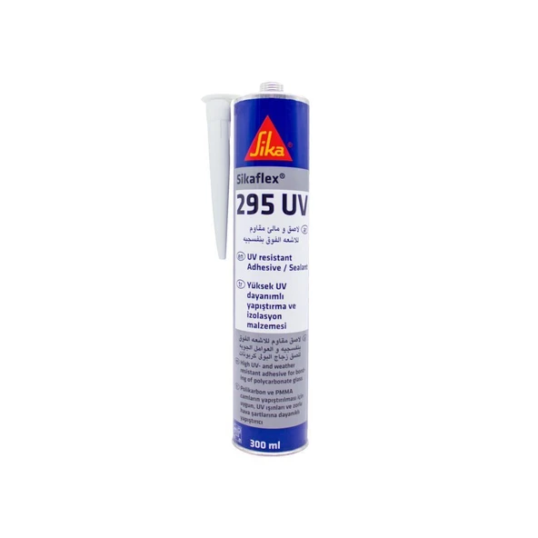 Sikaflex 295UV Cam Yapıştırma Mastiği 300ml  Beyaz - 1