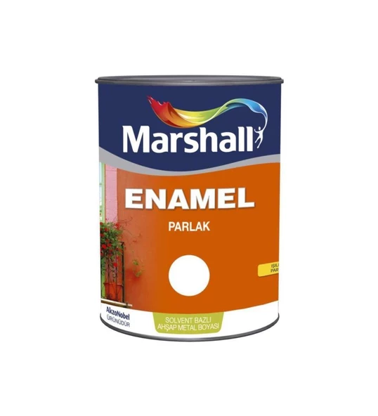 Marshall Enamel Sentetik Boya Yağlı Boya   KoyuKahve 0.75lt