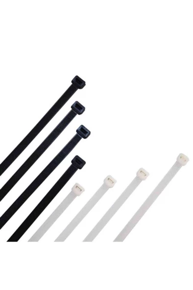 Pemsan Kablo Bağı 3,6x370mm 100lü Paket    Beyaz