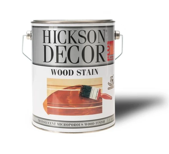 Hickson Decor Ultra Wood Stain - Renkli Ahşap Vernik  Burma 2,5lt - Resim 3