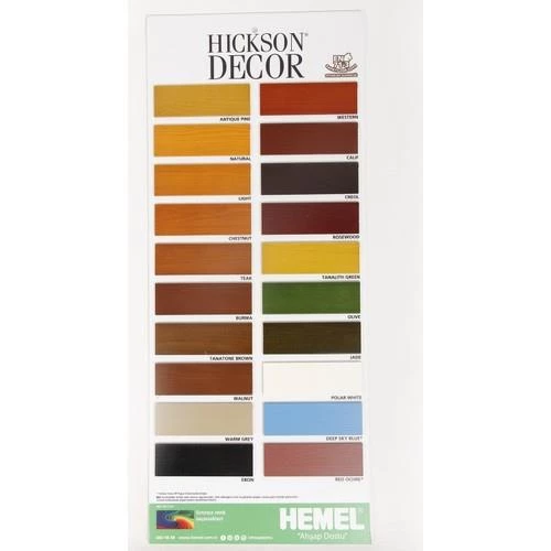 Hickson Decor Ultra Wood Stain - Renkli Ahşap Vernik  5lt Natural - 2