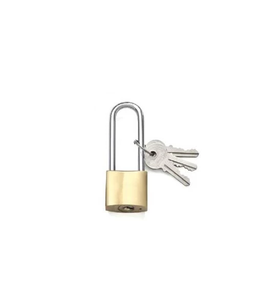 Tri-Crcle Uzun Asma Kilit Sarı  38mm