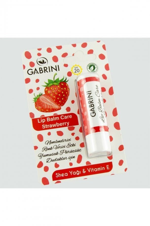 Gabrini Lip Balm Care Strawberry 5 gr