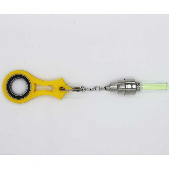 Karambit Dönebilen Led Işıklı Anahtarlık Keyrambit Rulmanlı Model 04 Plastik - Resim 2