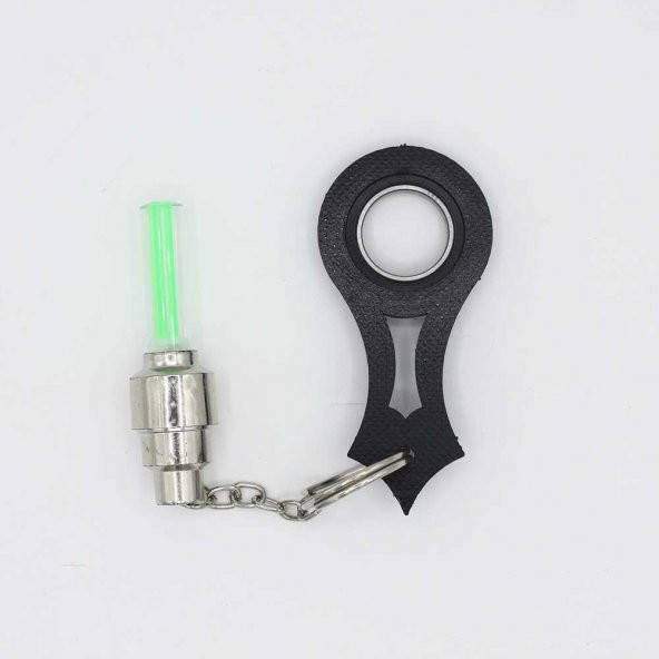 Karambit Dönebilen Led Işıklı Anahtarlık Keyrambit Rulmanlı Model 04 Plastik - Resim 7