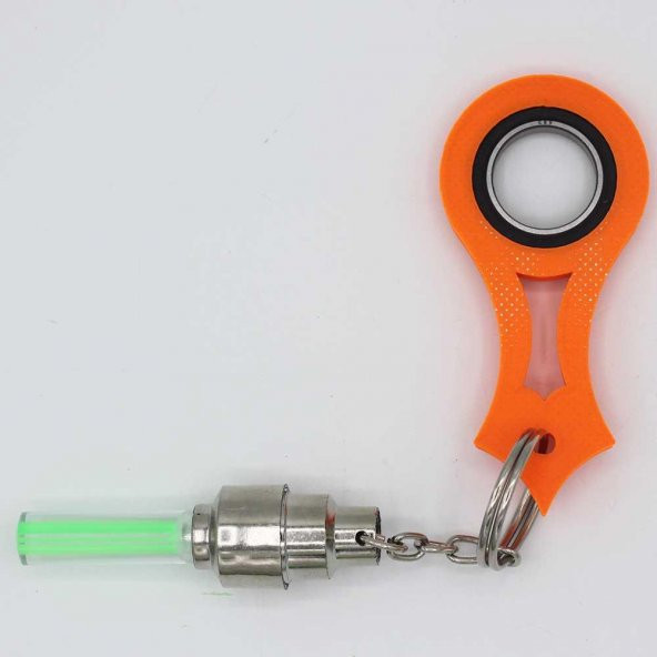 Karambit Dönebilen Led Işıklı Anahtarlık Keyrambit Rulmanlı Model 04 Plastik - Resim 9