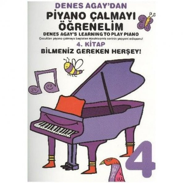 DENES AGAYDAN PİYANO ÇALMAYI ÖĞRENELİM 4. KİTAP