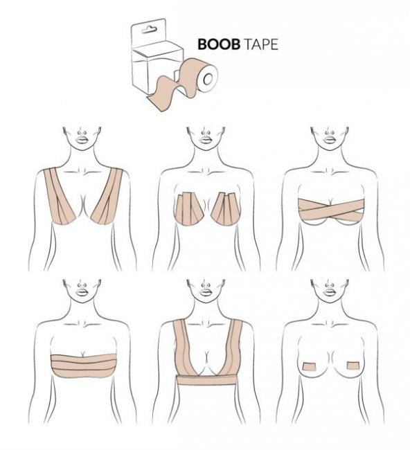 Boob Tape Göğüs Sabitleme Bandı - 2
