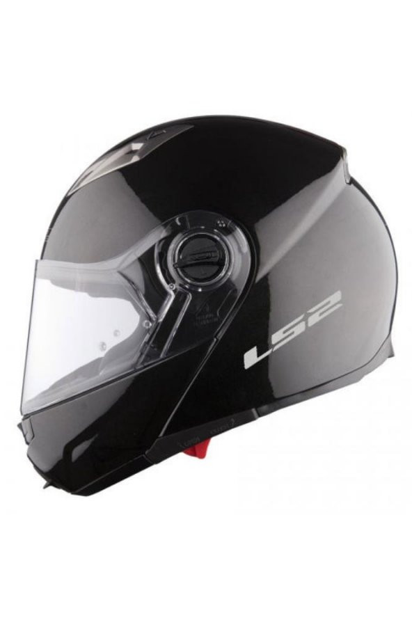 Motosiklet Kaskı Ls2 Guroni Siyah Kask Çene Açılır Motosiklet Kaskı