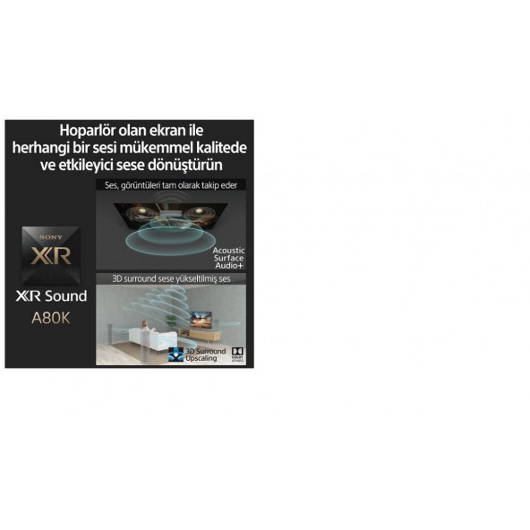 Sony XR-55A80K 55 Inç 139 Ekran Bravıa 4K Ultra Hd OLED Smart Google Tv (2022 Model) - 7