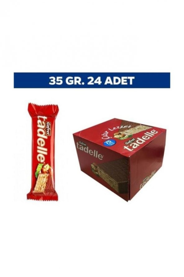 Çikolatalı Gofret 35 gr X 24lü