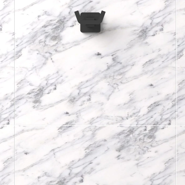 TEKNOTEL ÖMÜR BOYU PASLANMAZ BANYO HAVLU ASKI MAT SİYAH MG336 - 4