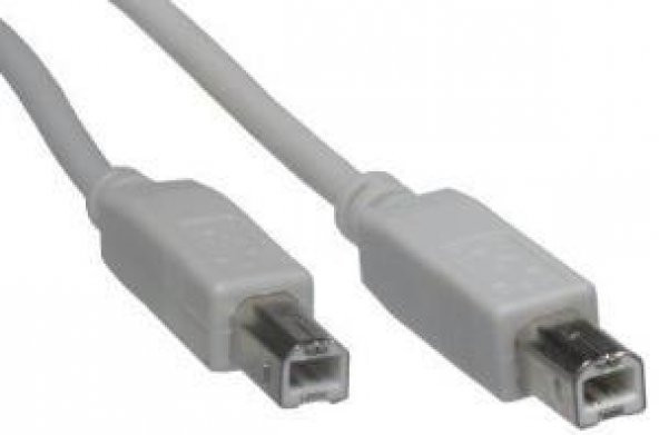 USB 2.0 B Erkek - Erkek Kablo 1.5 Metre