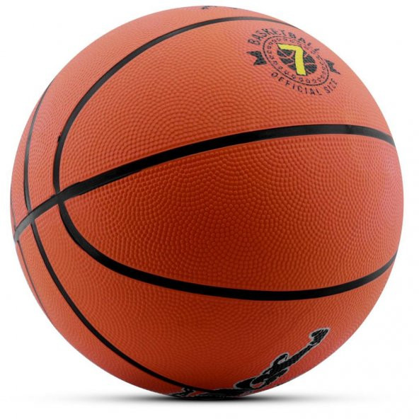 Telvesse Basketbol Topu İç Dış Mekan Pompa Hediyeli 7 Numara Turuncu - 4