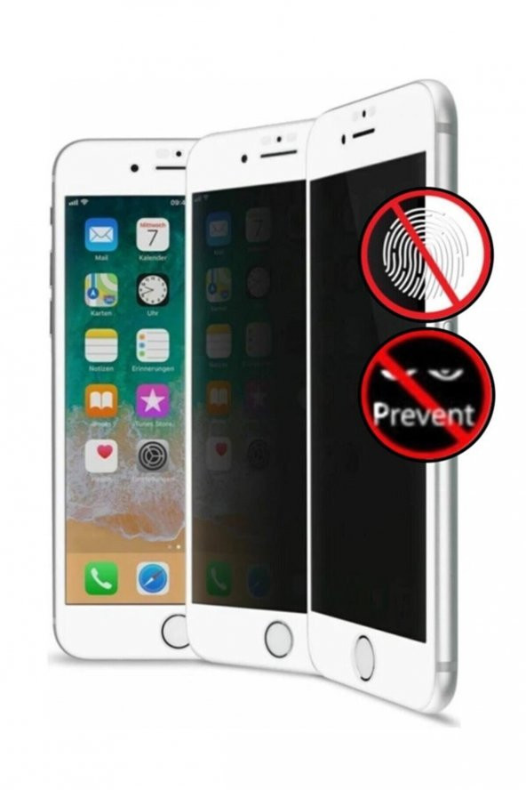 Leerybee Tiger - Iphone 6 Beyaz Uyumlu Mat Seramik Hayalet Ekran Koruyucu - 1
