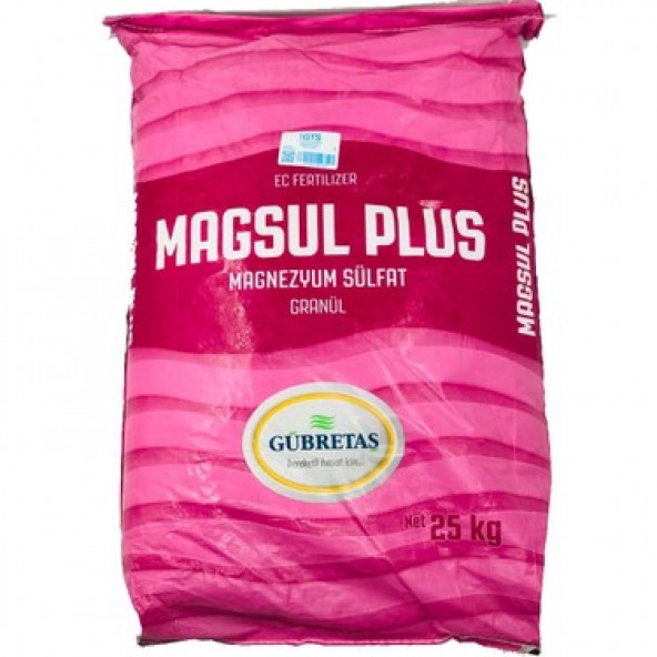 Gübretaş Magnezyum Sülfat Gübre 25 Kg Magsul Plus