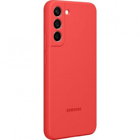 Samsung S22+ Plus Silikon Kılıf - Mercan Kırmızı EF-PS906TPEGWW - 3