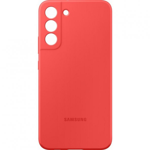 Samsung S22+ Plus Silikon Kılıf - Mercan Kırmızı EF-PS906TPEGWW - 4