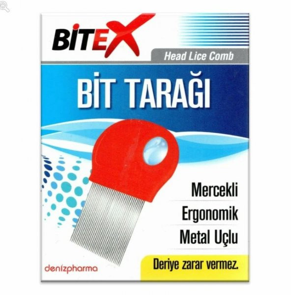 Bitex Bit Tarağı Metal Mercekli 8699956001203