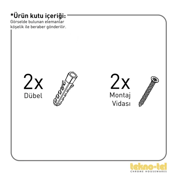 TEKNOTEL ÜÇ KATLI BANYO DUŞ KÖŞE RAFI MAT SİYAH LM009 - 3