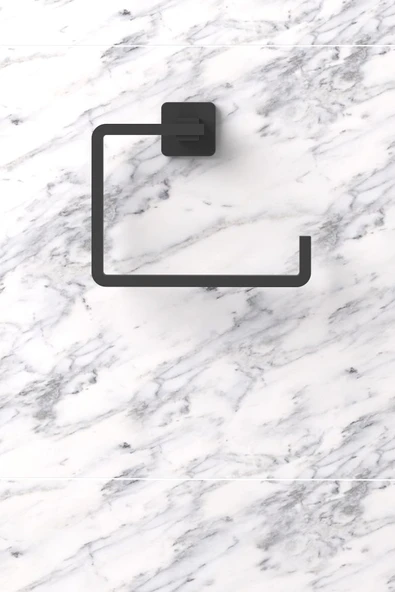 TEKNOTEL ÖMÜR BOYU PASLANMAZ HAVLULUK MAT SİYAH MG335 - 9