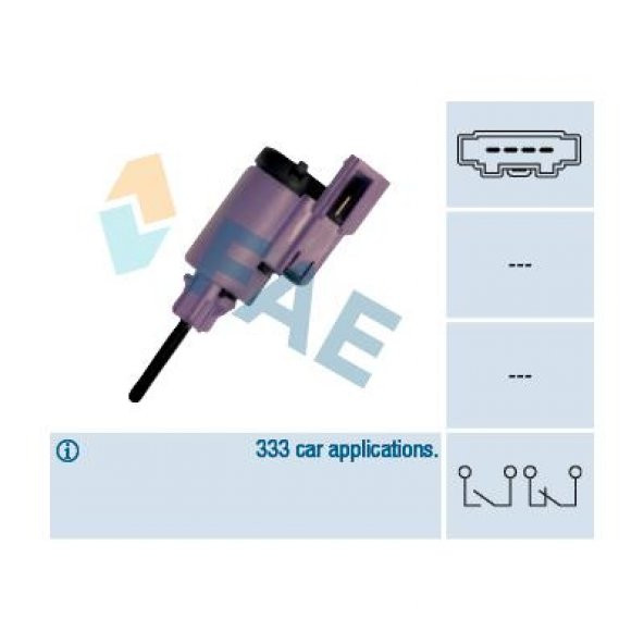 FAE 24760 1J0945511D UNIVERSAL Tüm Araçlar FREN MÜŞÜRÜ GOLF BORA - 1