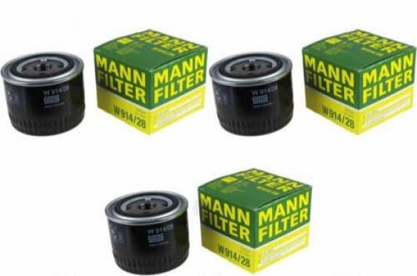 YAG FILTRESI DUCATO BOXER JUMPER DAILY 06 2.3 MANN W914/28 3 adet