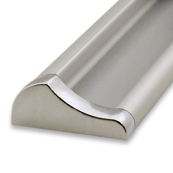 Plus Mobilya Mutfak Dolap Dolabı Kapak Çekmece Kulpu Kulbu (128 MM-12.8 CM) Mat Krom Metal Kulpları - Resim 6
