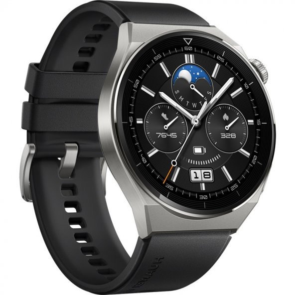 Huawei Watch GT 3 Pro 46mm Titanium Akıllı Saat Siyah