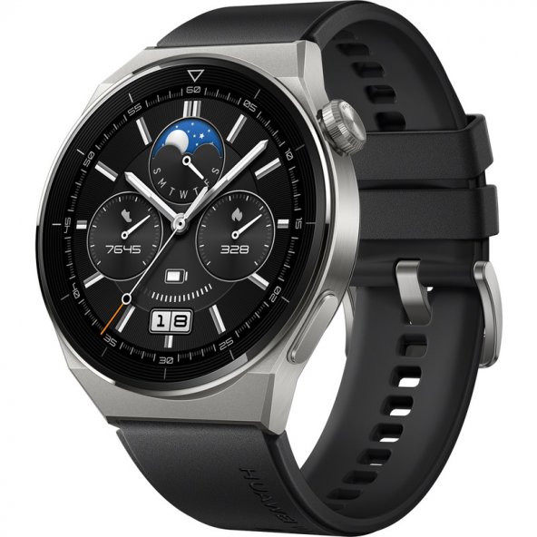 Huawei Watch GT 3 Pro 46mm Titanium Akıllı Saat Siyah - 2