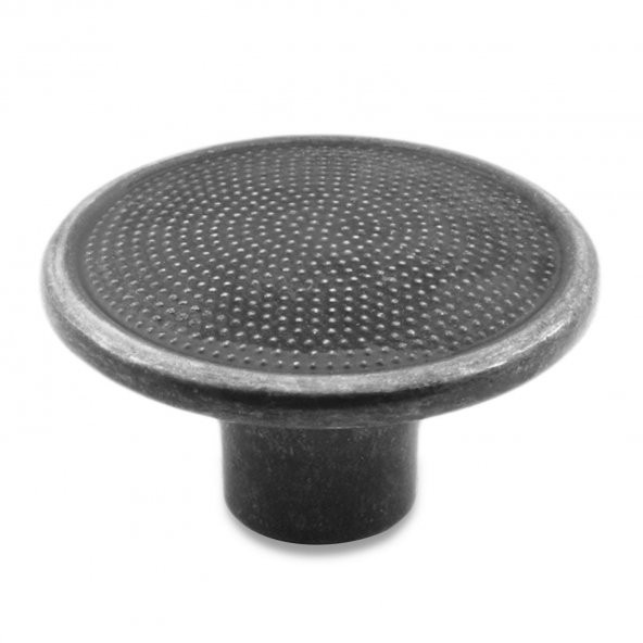 Düğme Çekmece Dolap Kapak Kulpu Kulbu Antik Gümüş Metal Kulp - 2